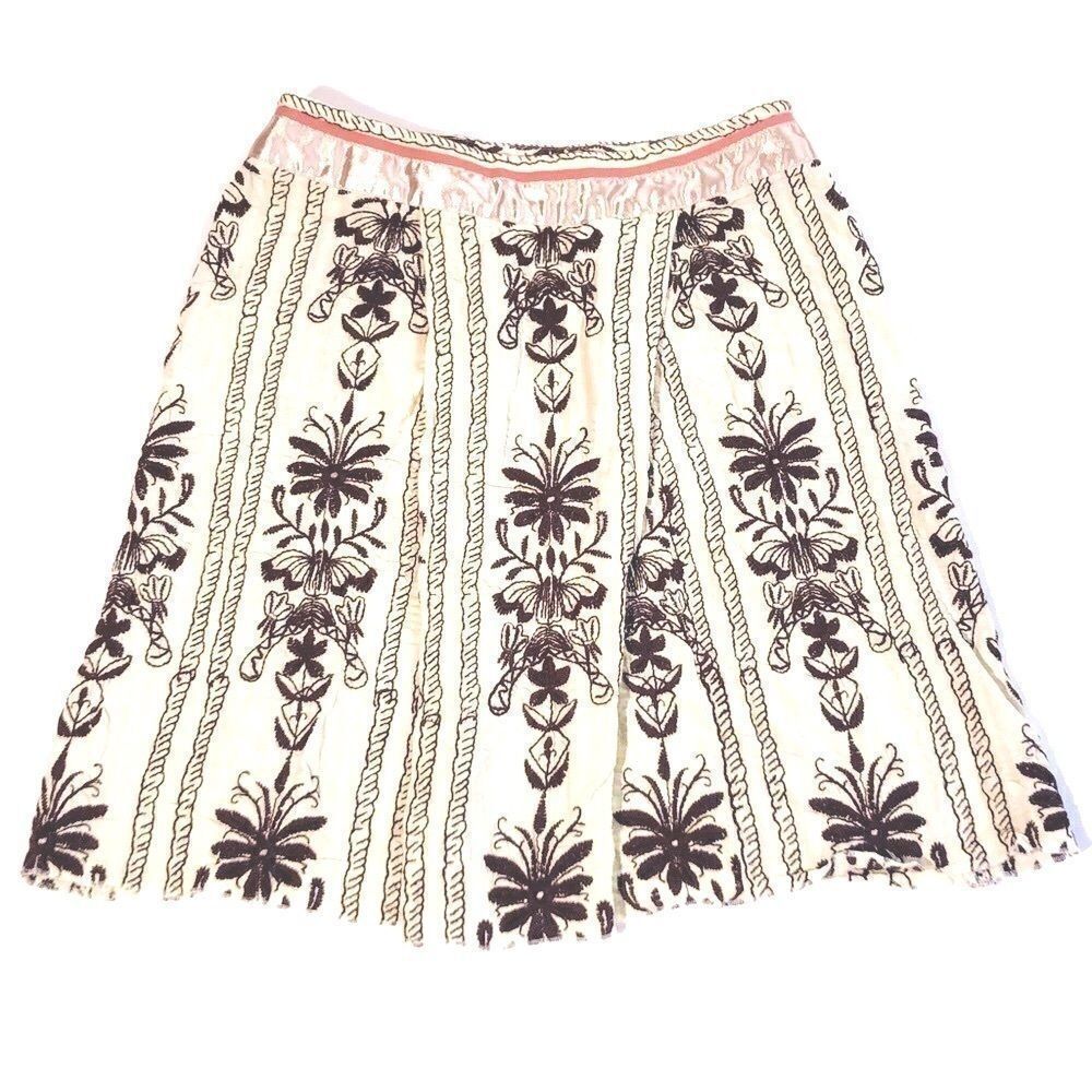 Tora 100% Cotton A-Line Skirt